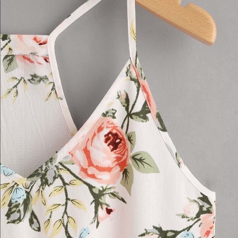 NEW Floral racerback tank - Picture 4 of 7
